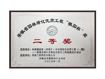 青岛荣获2025“徽园杯”奖二等奖