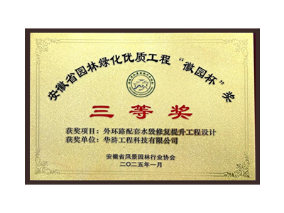 青岛荣获2025“徽园杯”奖三等奖